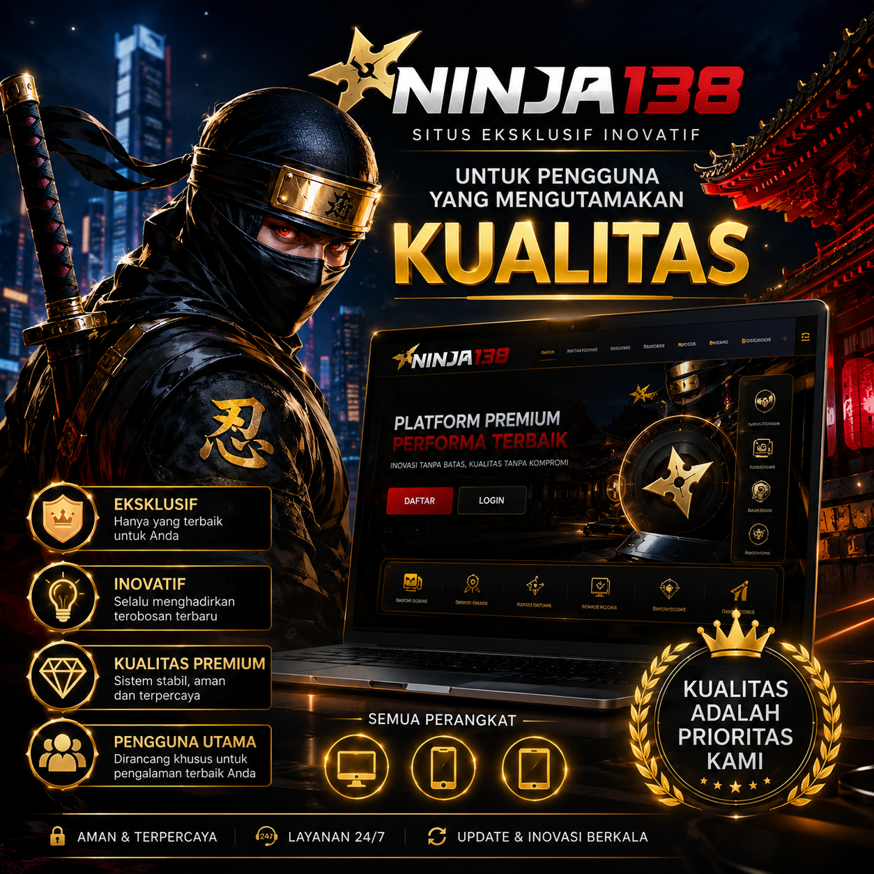 NINJA138  Link Alternatif Resmi dan Informasi Lengkap Edisi 6